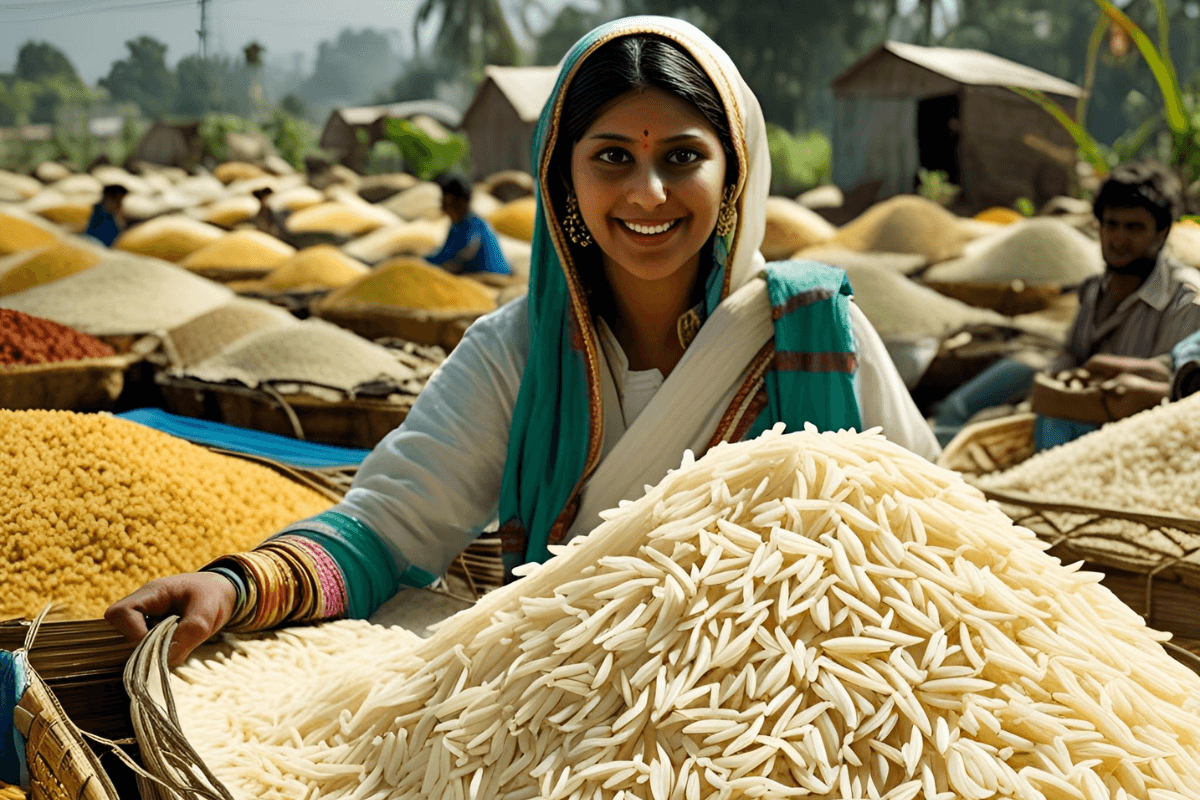 The Journey of Basmati Rice: From Farm to Container